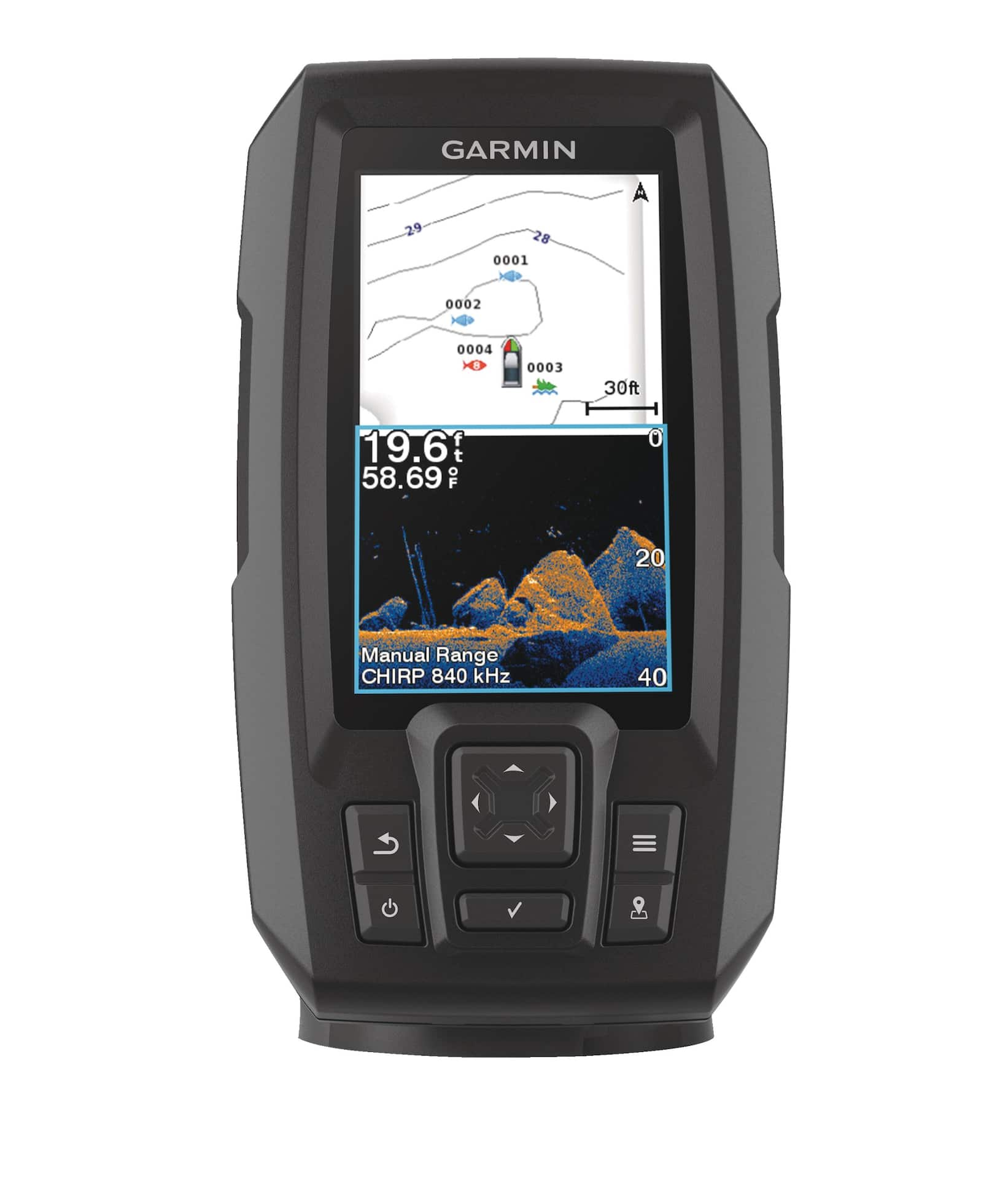 Garmin Striker Vivid 4cv GPS Fish Finder with GT20-TM Transducer 