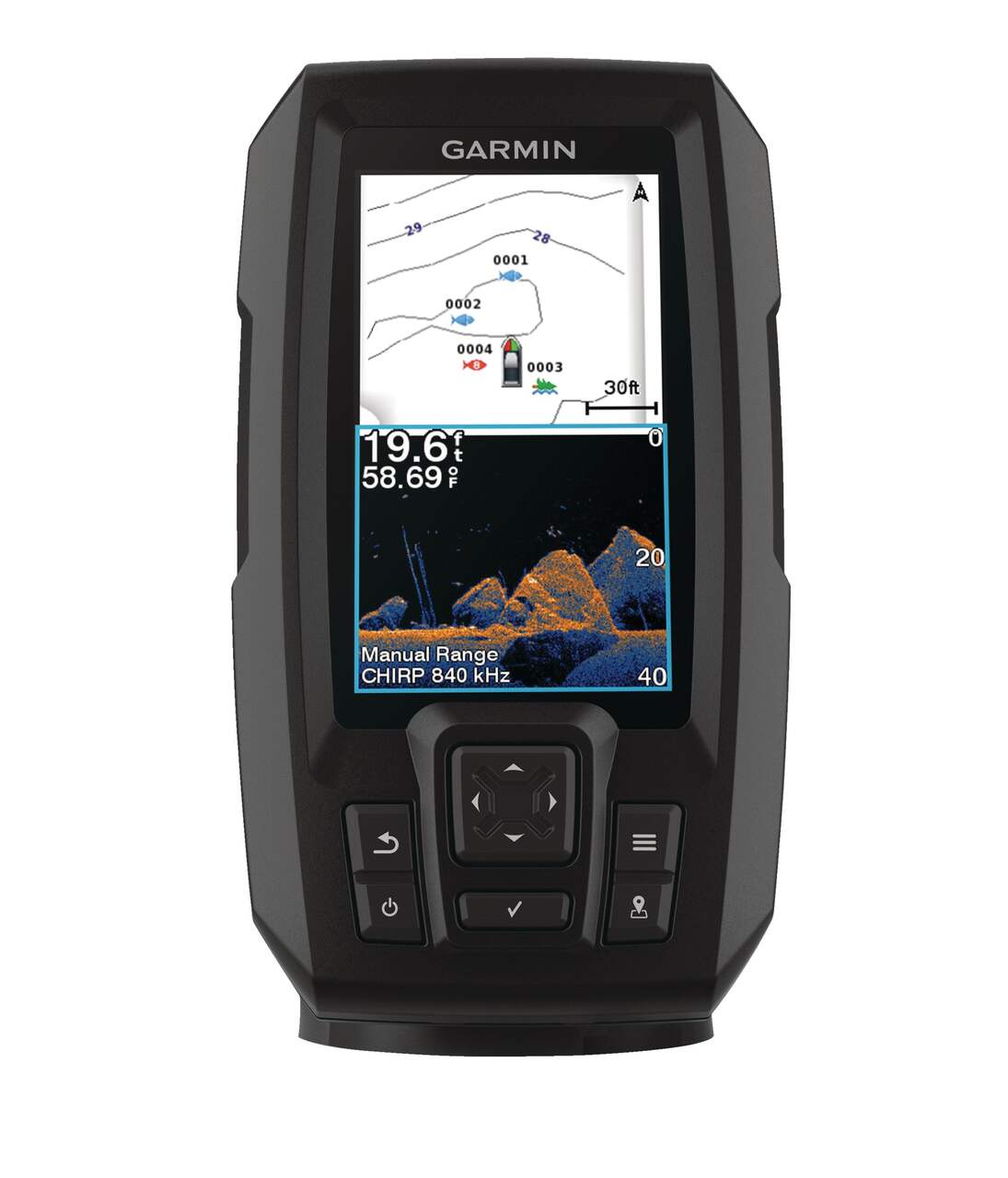 Garmin Striker Vivid 4cv GPS Fish Finder with GT20-TM Transducer