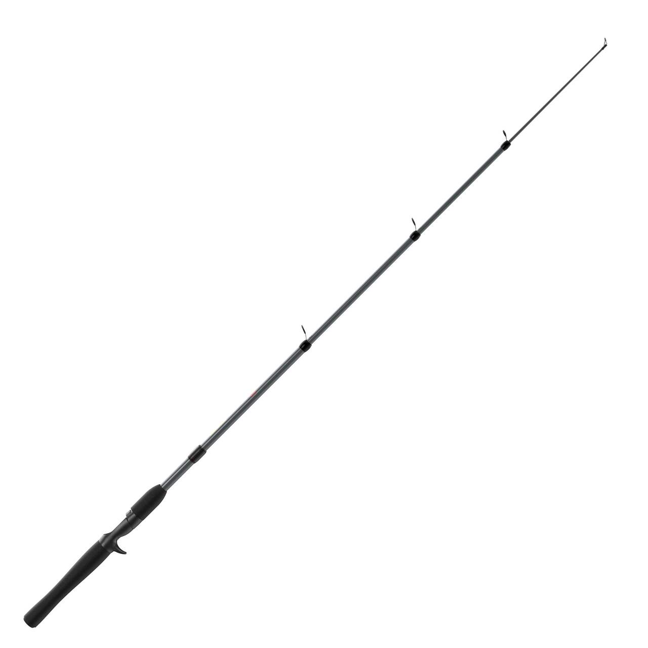  Z-Cast Spinning Fishing Rod, Extendable 17-Inches To 5-Foot  6-Inch Telescopic Durable Z-Glass Fishing Pole, Comfortable EVA Rod Handle,  Shock-Ring Guides, Medium Power, Red