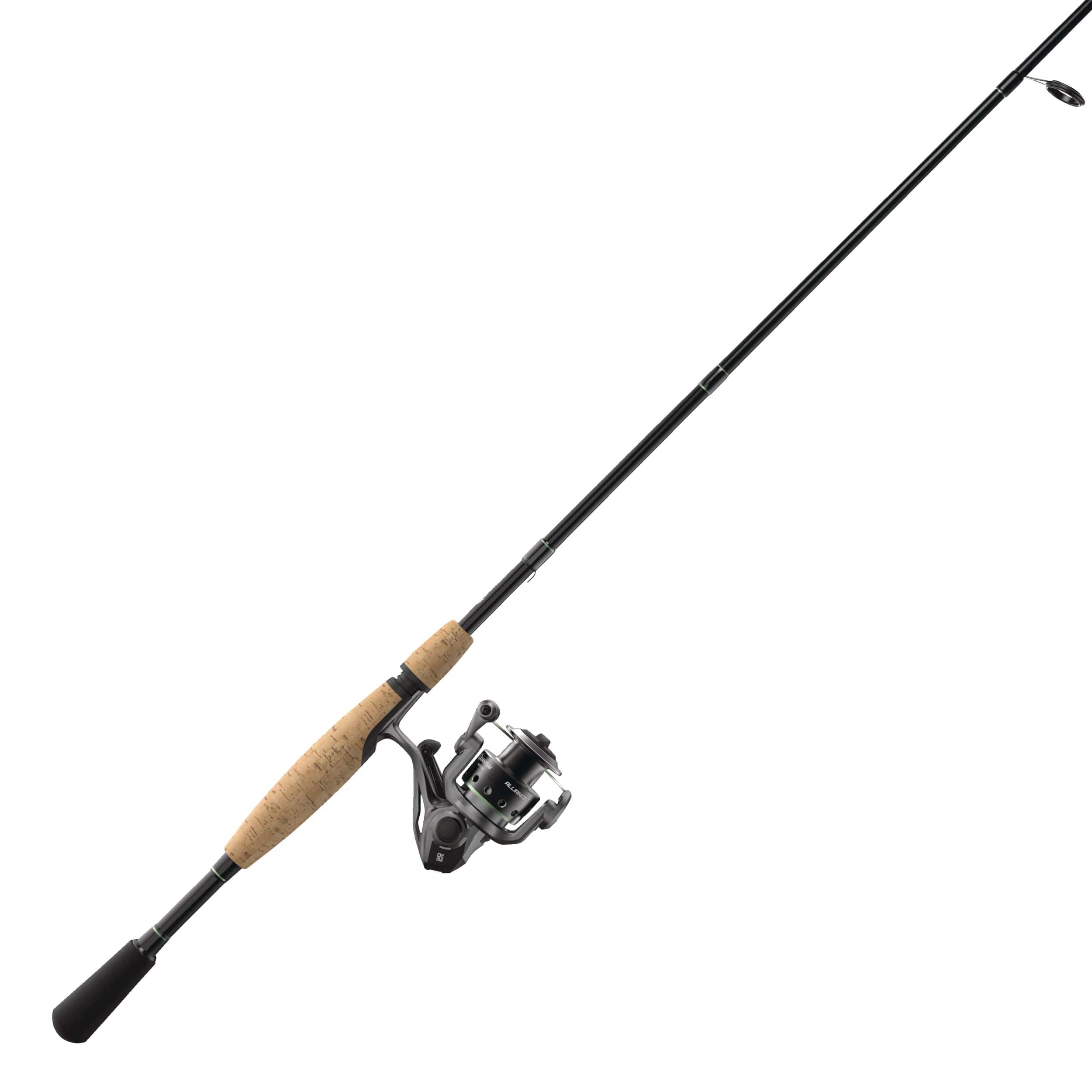 Quantum Ice Spinning Reel and Ice Fishing Rod Combo, Solid Carbon Rod,  Lightweight Graphite Ice Fishing Reel with Aluminum Spool