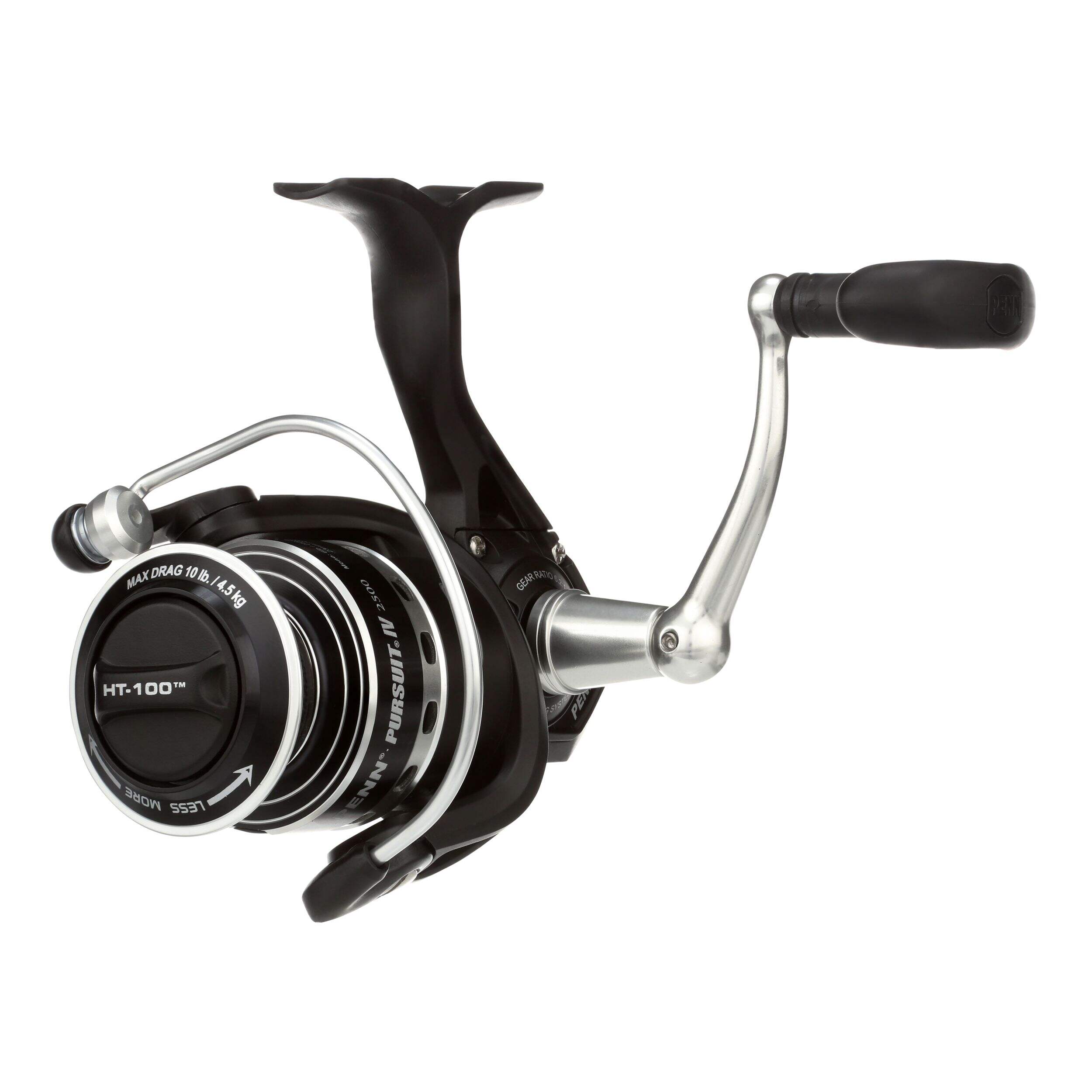 Penn Pursuit IV Spinning Reel, 2500 Front_Three_Fourths_Angled_Left