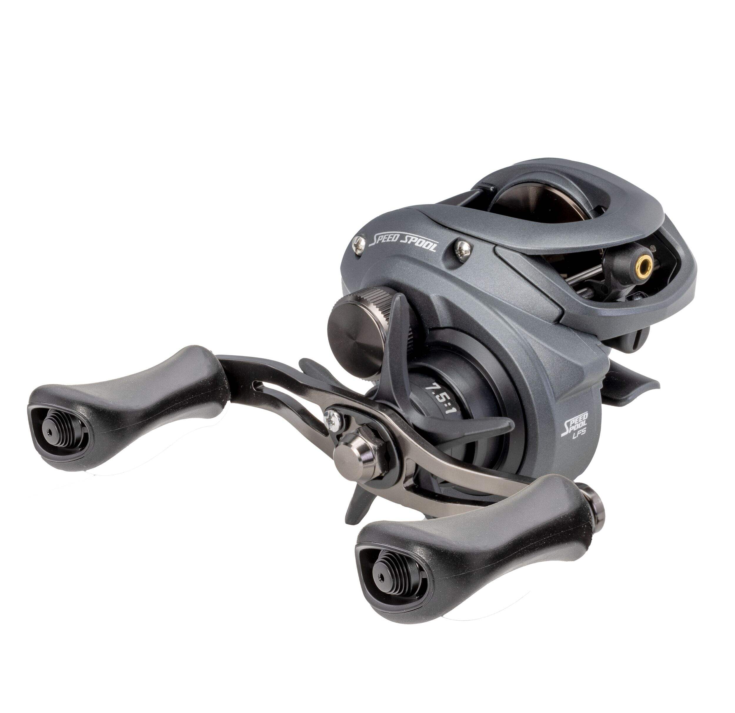 Lews Speed Spool 6.8:1 Baitcast Reel, Right Hand Front_Three_Fourths_Angled_Right
