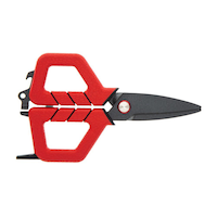 Bubba Multi-Functional Fishing Shears with Non-Slip Handle, Small Front_Flat