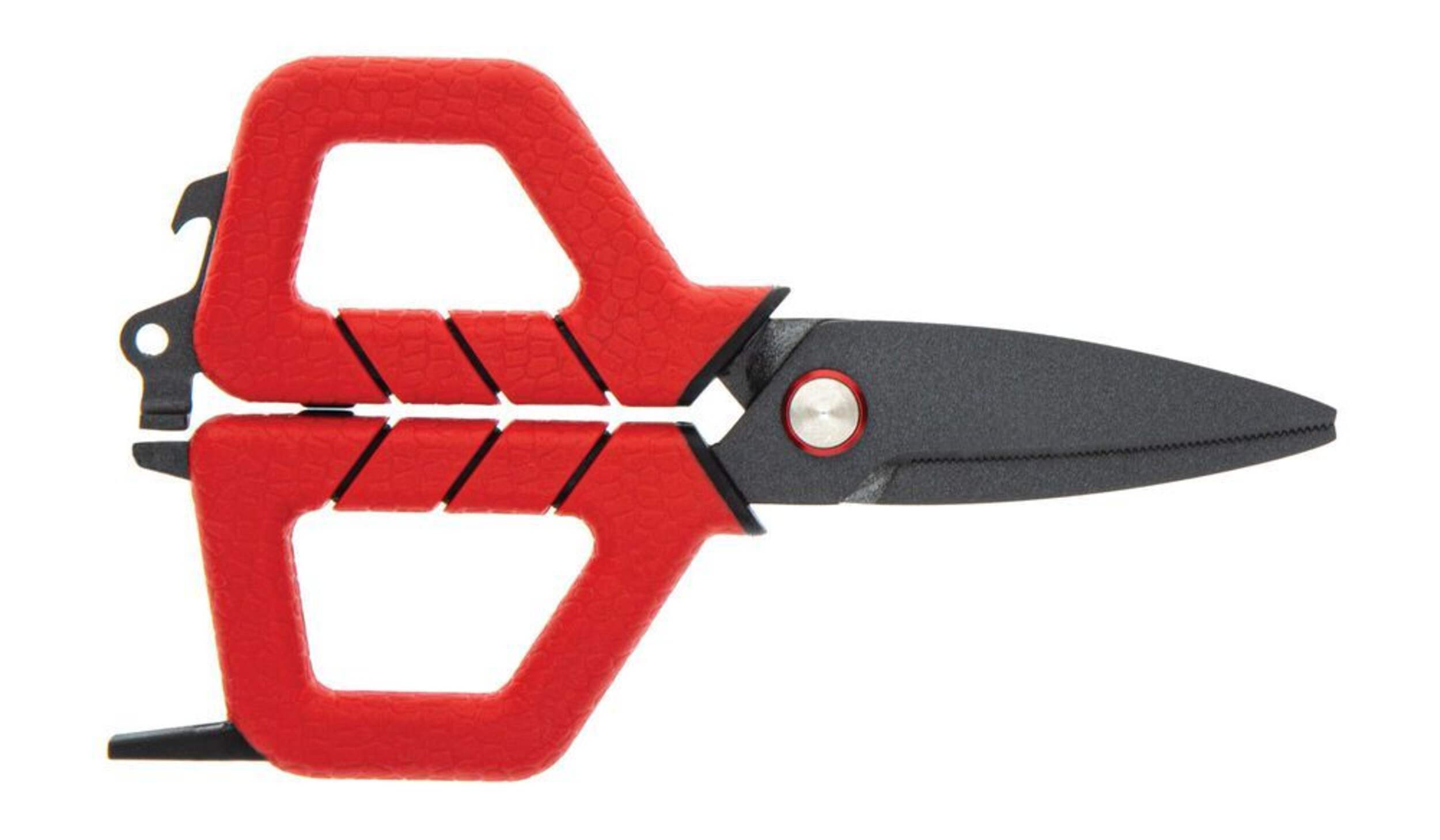 Bubba Multi-Functional Fishing Shears with Non-Slip Handle, Small Front_Flat