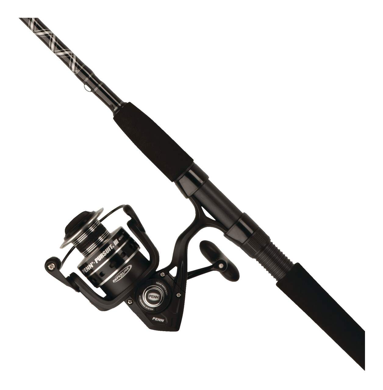 PENN Pursuit III Saltwater Spinning Fishing Rod and Reel Combo,  Medium-Heavy, 8-ft, 2-pc