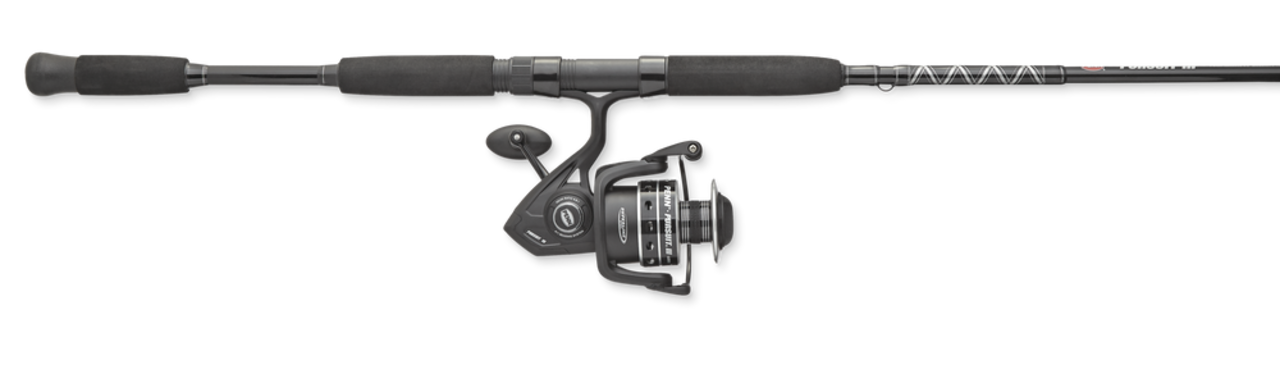  PENN Wrath Spinning Rod and Reel Combo - Saltwater Spin  Fishing Setup for Sea Lure Fishing - Bass, Pollack, Wrasse, Mackerel :  Sports & Outdoors