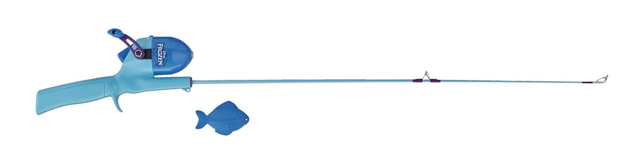 Shakespeare Disney's Frozen Kids Spincast Fishing Rod and Reel Combo,  Pre-Spooled, Right Hand, 2.5-ft