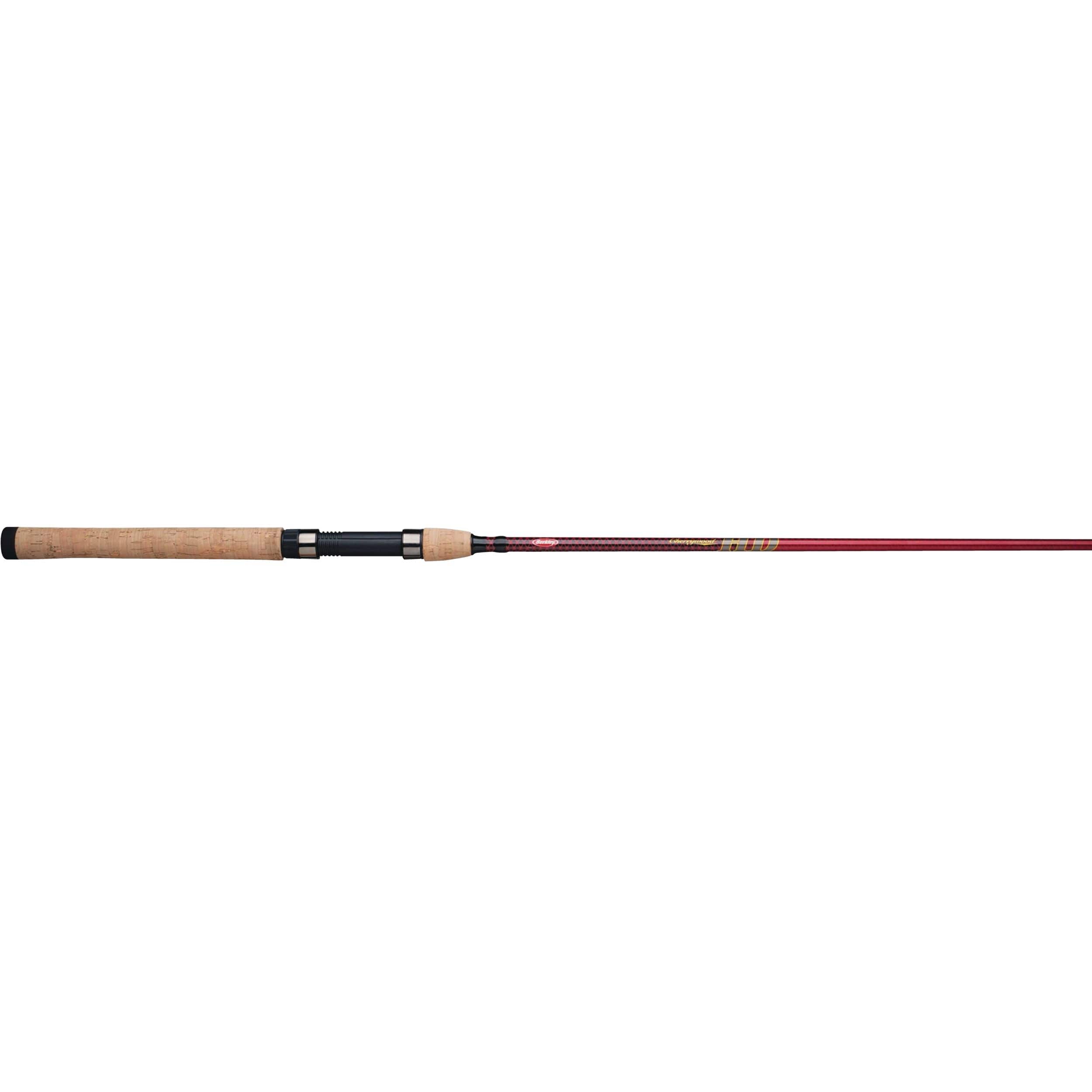 Berkley Cherrywood HD 2-pc Medium Spincast Fishing Rod, 6.5-ft