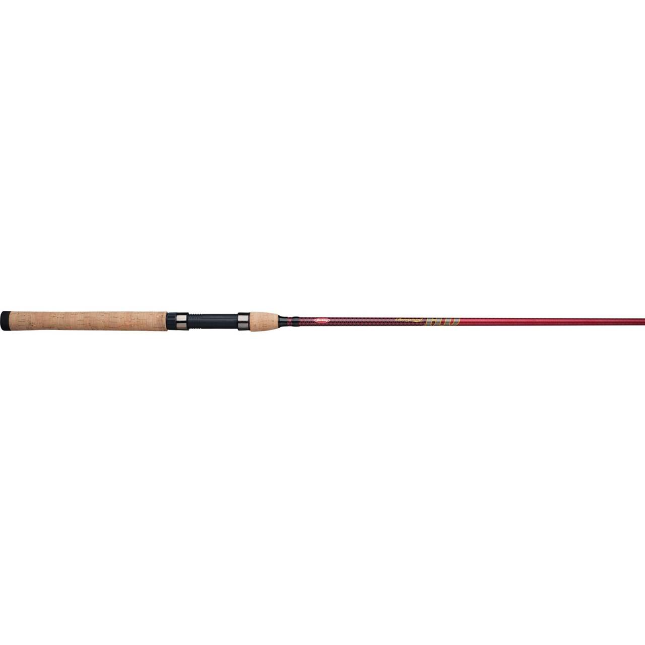 Berkley Cherrywood HD 2-pc Medium/Heavy Spincast Fishing Rod, 7-ft