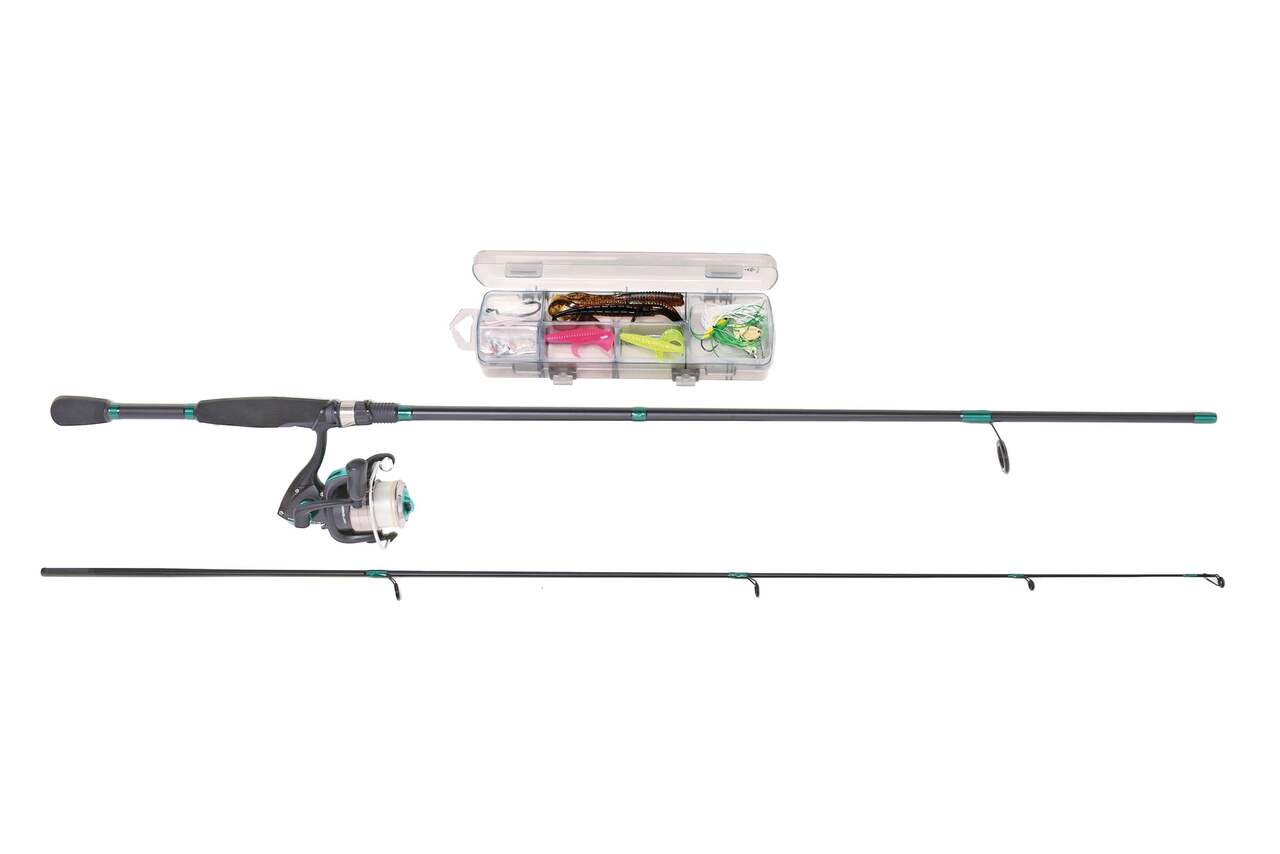 Bass Fish and Rod for Camper/RV