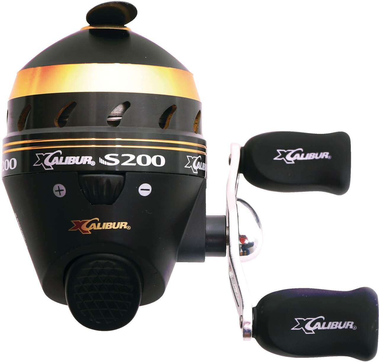 Xcalibur S200 Spincast Fishing Reel, Pre-Spooled, Right Hand, 200