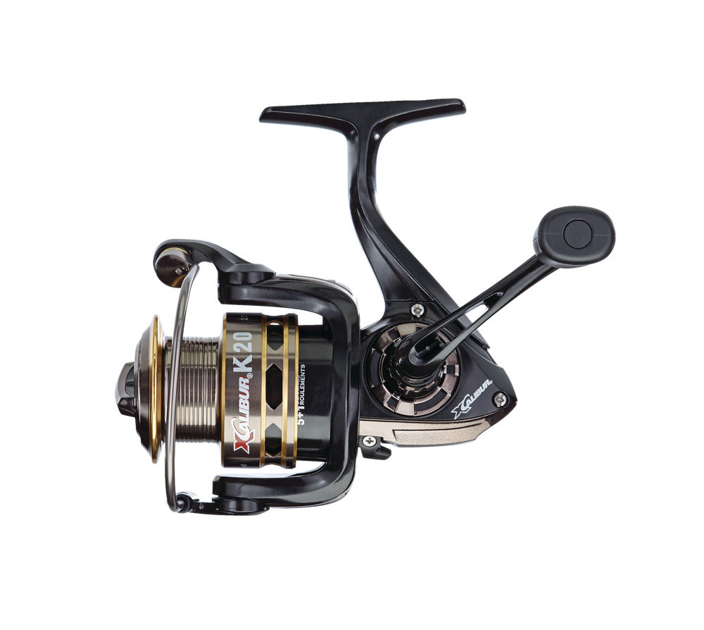 Xcalibur K20 Spinning Fishing Reel, AntiReverse, Reversible, 300