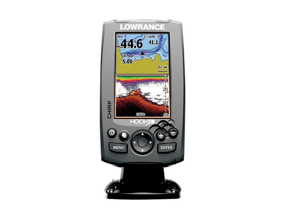 Lowrance HOOK2 4x GPS Fishfinder Headunit Only (Parts or Repair)  826713953552