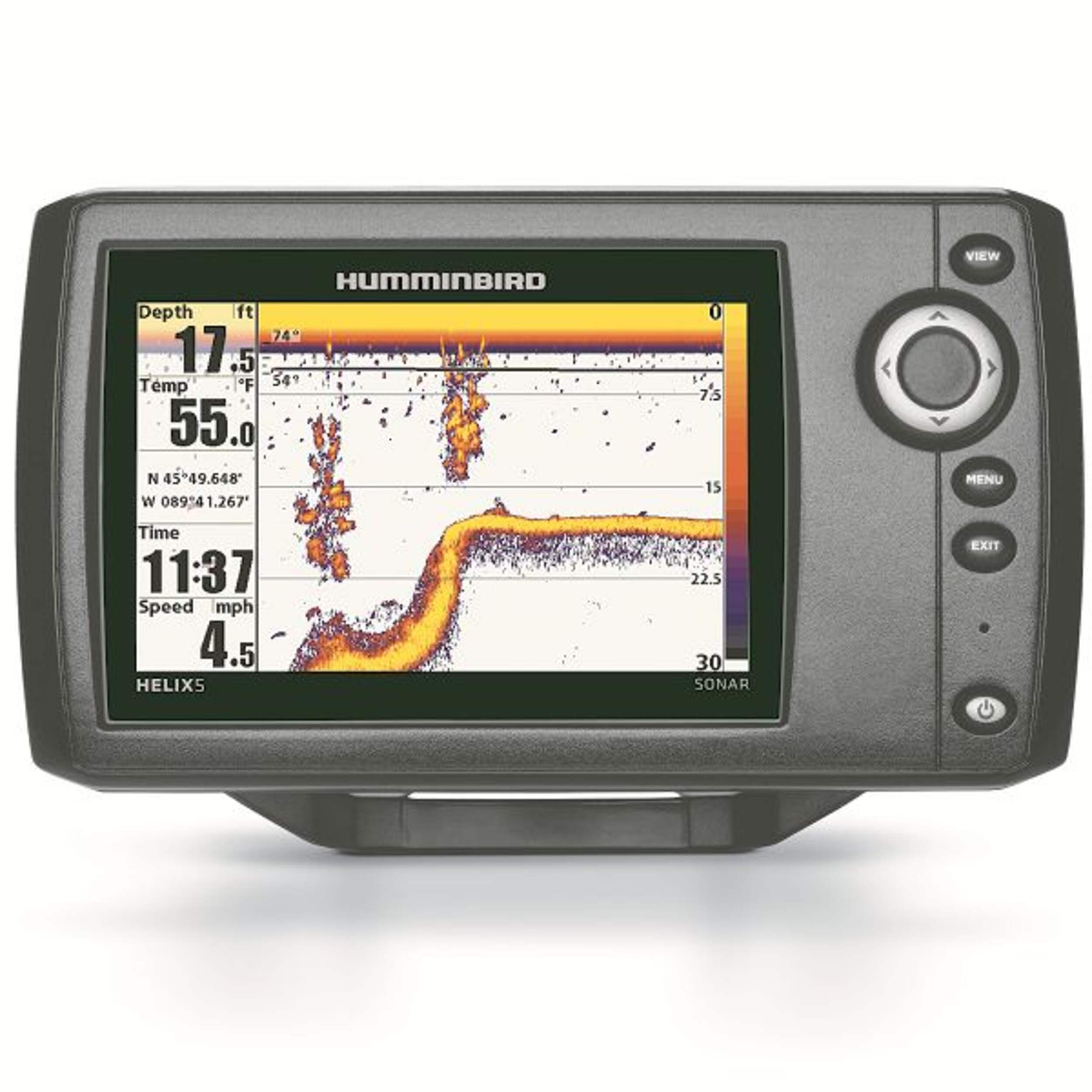Humminbird Helix 5 Sonar G2 Fish Finder Front_Flat