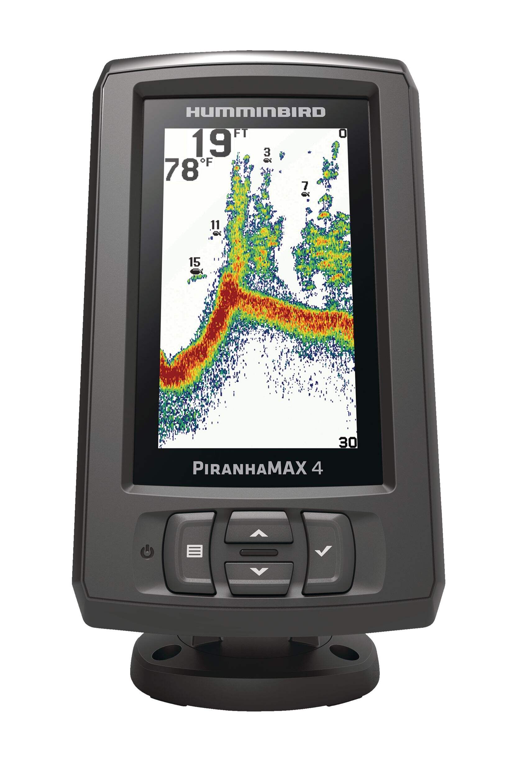 Humminbird PiranhaMAX 4 Fish Finder Front_Flat