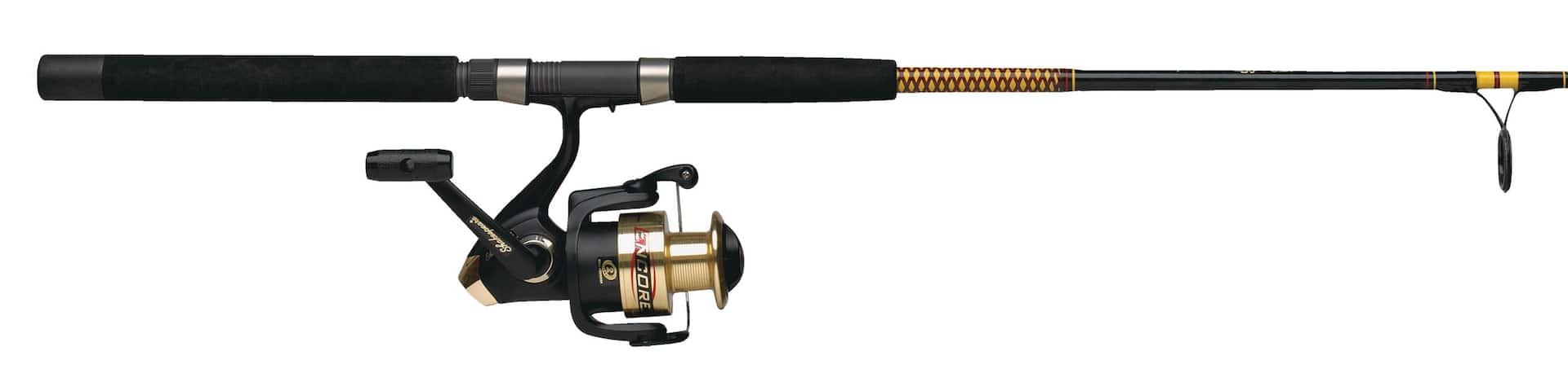 Shakespeare Tide Water Downrigger Trolling Fishing Rod and Reel Combo,  Medium, 8.6-ft, 2-pc