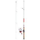 Shakespeare Catch More Fish Spinning Fishing Rod and Reel Combo,  Pre-Spooled, Catfish, Medium, 7-ft