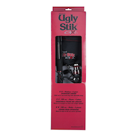 Canne et moulinet à lancer léger de voyage Ugly Stik GX2, moyen, 6,6 pi, paq. 4 Front_Flat