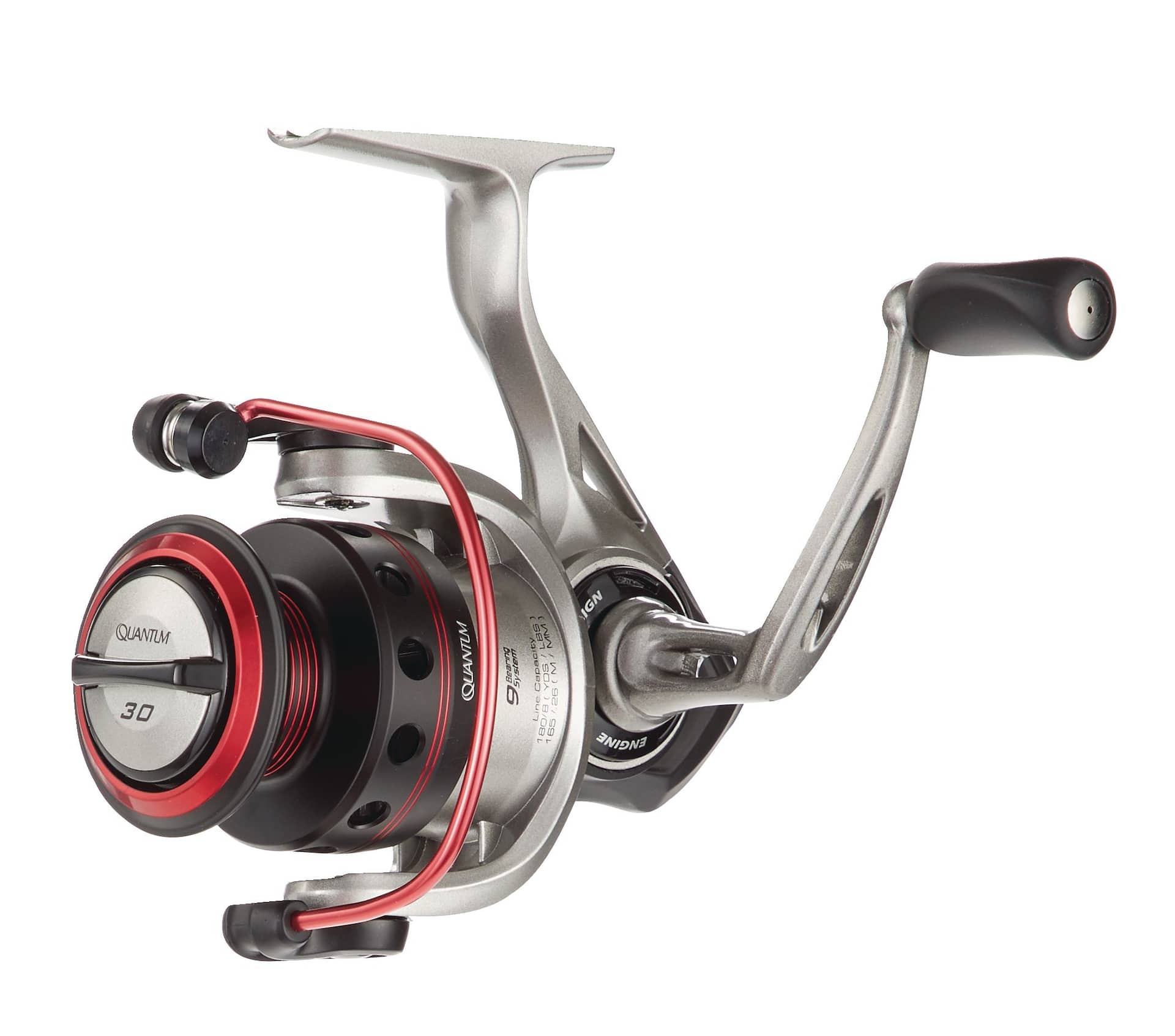 Quantum Accurist Spinning Fishing Reel, Size 25 Reel, White