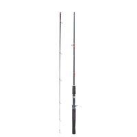 Zebco Rhino Casting Fishing Rods, Medium-Heavy, 6.6-ft, 2-pc Composite_or_Mixed