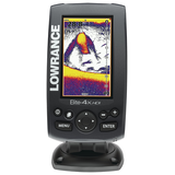 Lowrance Elite 4X HDI 83/200 & 455/800 Fish Finder Front_Flat