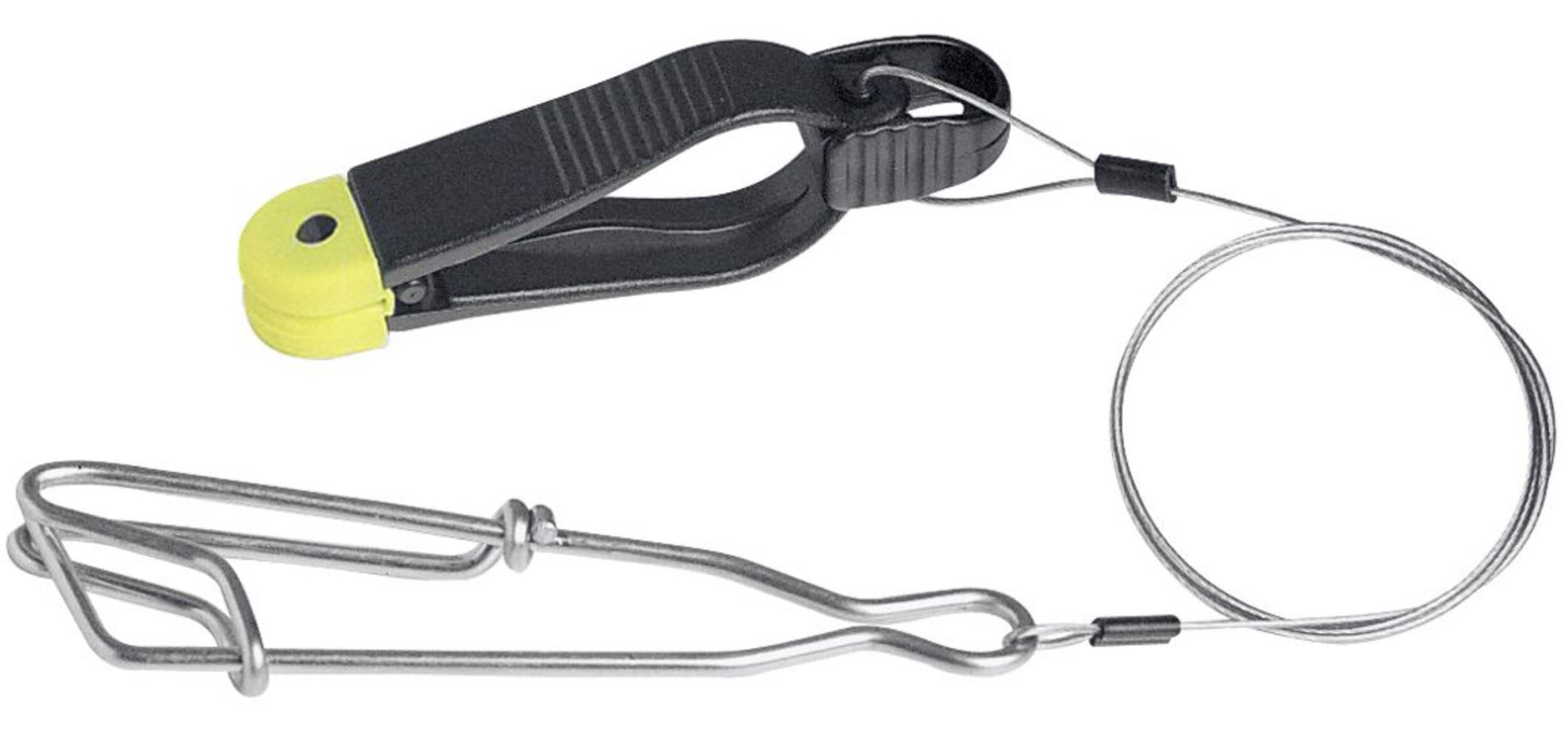 Scotty #1180 Mini Power Grip Plus with Stacking Self-Locating Snap & 18-in Leader Front_Elevated