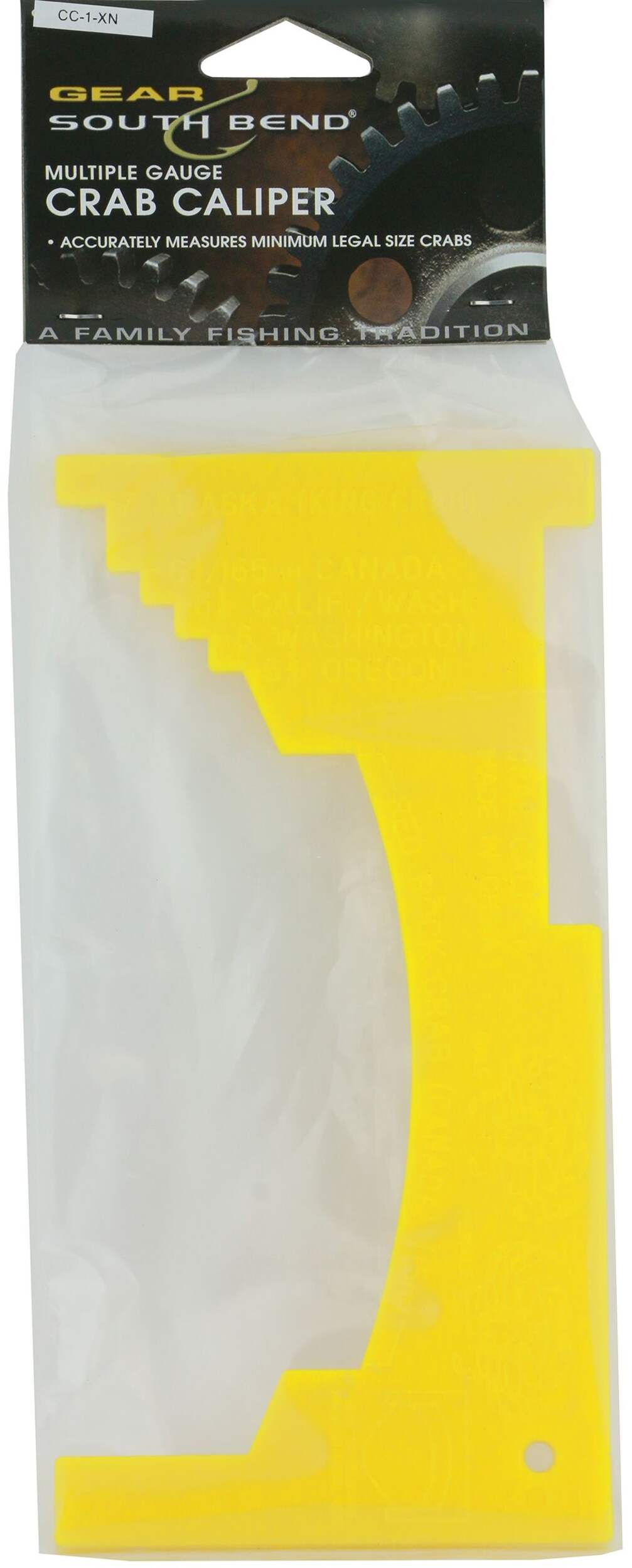 South Bend Crab Caliper, Yellow Front_Flat