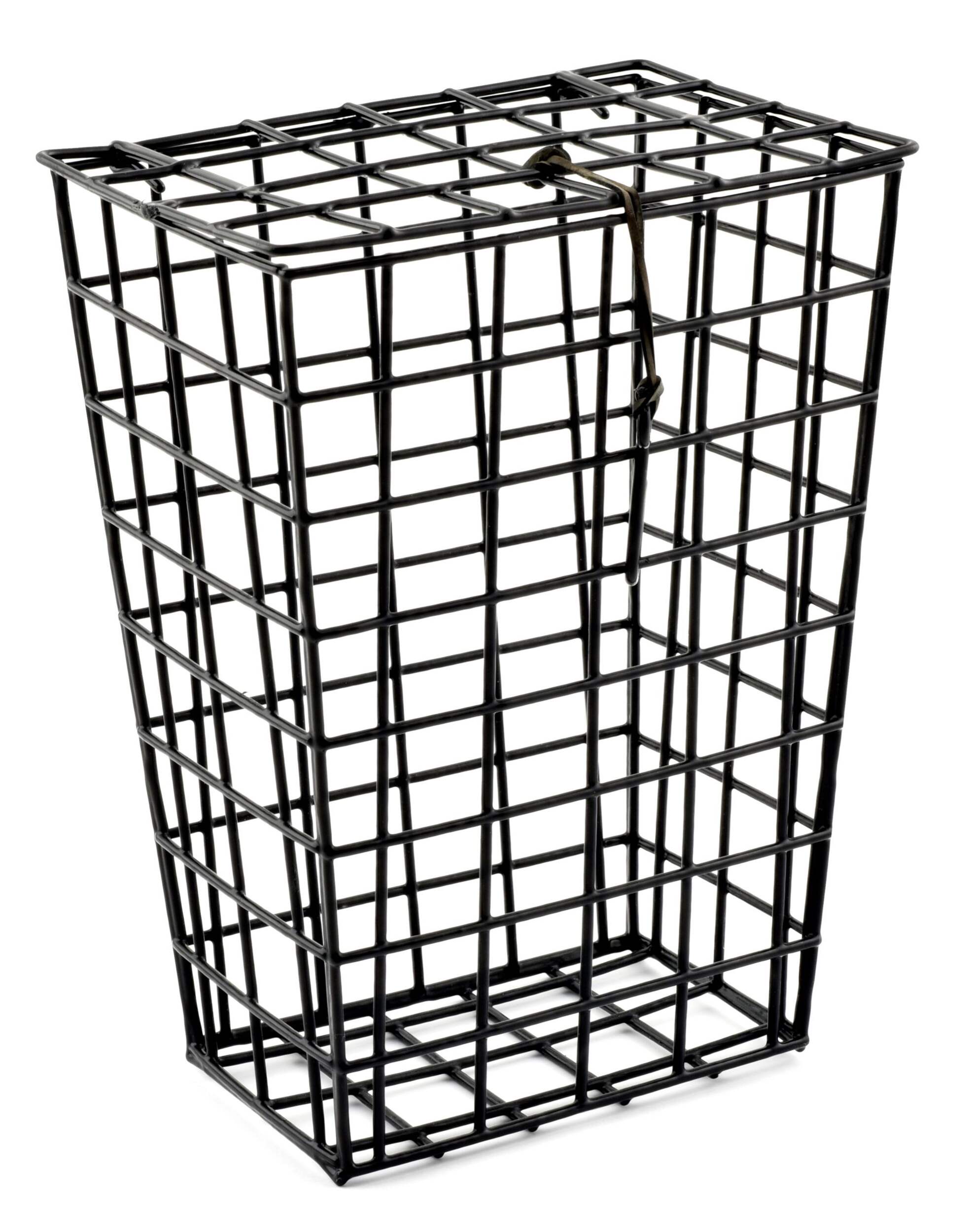 South Bend Vinyl-Coated Steel Crab Trap Bait Cage Front_Angled_Right