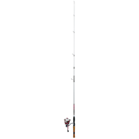 Zebco Ladies Spinning Fishing Rod and Reel Combo, Medium, Anti-Reverse, 6-ft, 2-pc Side_Left