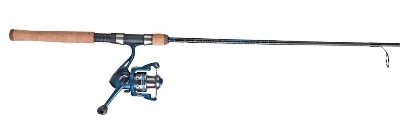Zebco Rhino Spinning Fishing Rod and Reel Combo, Medium, Pre-Spooled,  Anti-Reverse, 6.6-ft, 3-pc