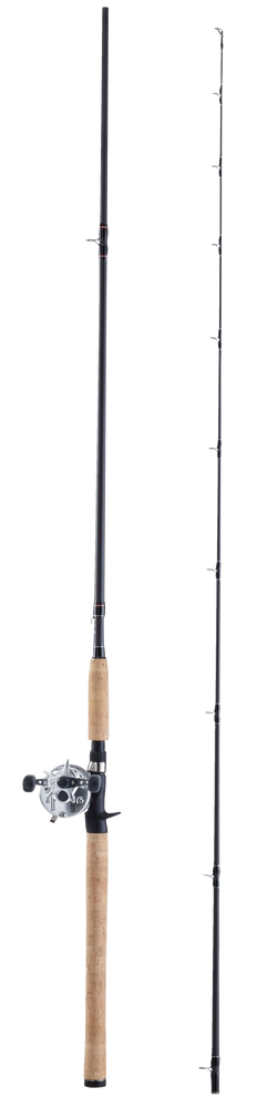 Abu Garcia Max Pro Spinning Fishing Rod and Reel Combo, Anti-Reverse,  Medium, 6.6-ft, 2-pc