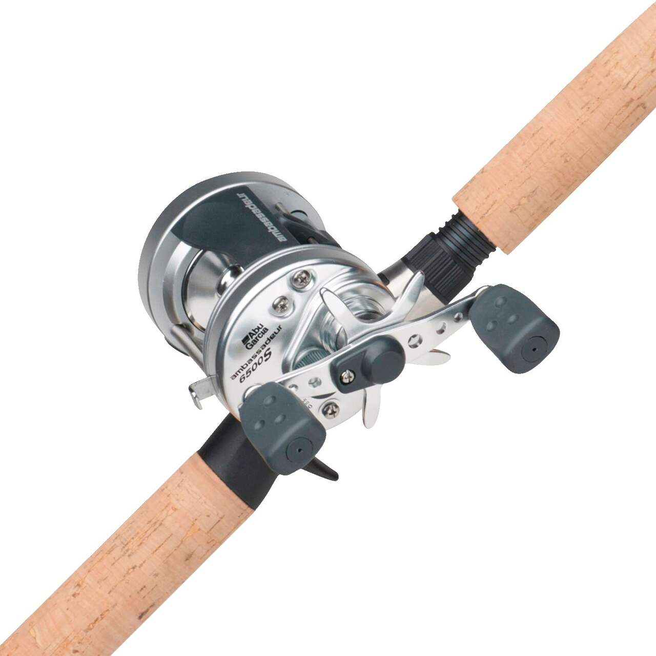 Abu Garcia Ambassadeur® S Level Wind Fishing Rod and Reel Combo,  Anti-Reverse, Medium-Heavy, 8.6-ft, 2-pc