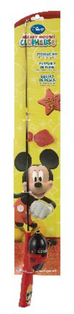 Shakespeare Mickey Mouse Lighted Fishing Rod and Reel Kit for Kids