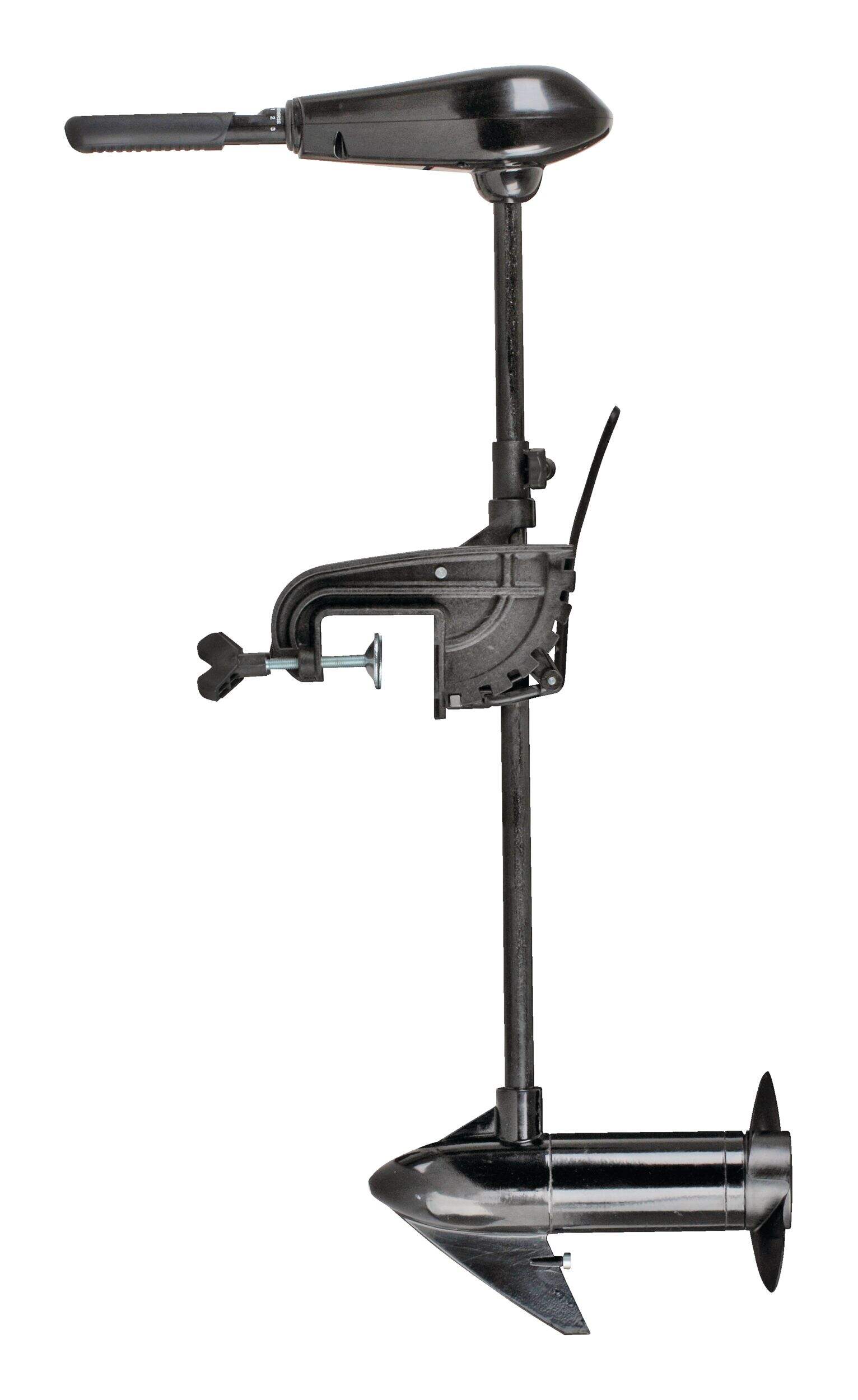 Moteur de pêche à la traîne à montage sur tableau pour eau douce Greenworks Glider, 32 lb, 30 po Front_Angled_Right