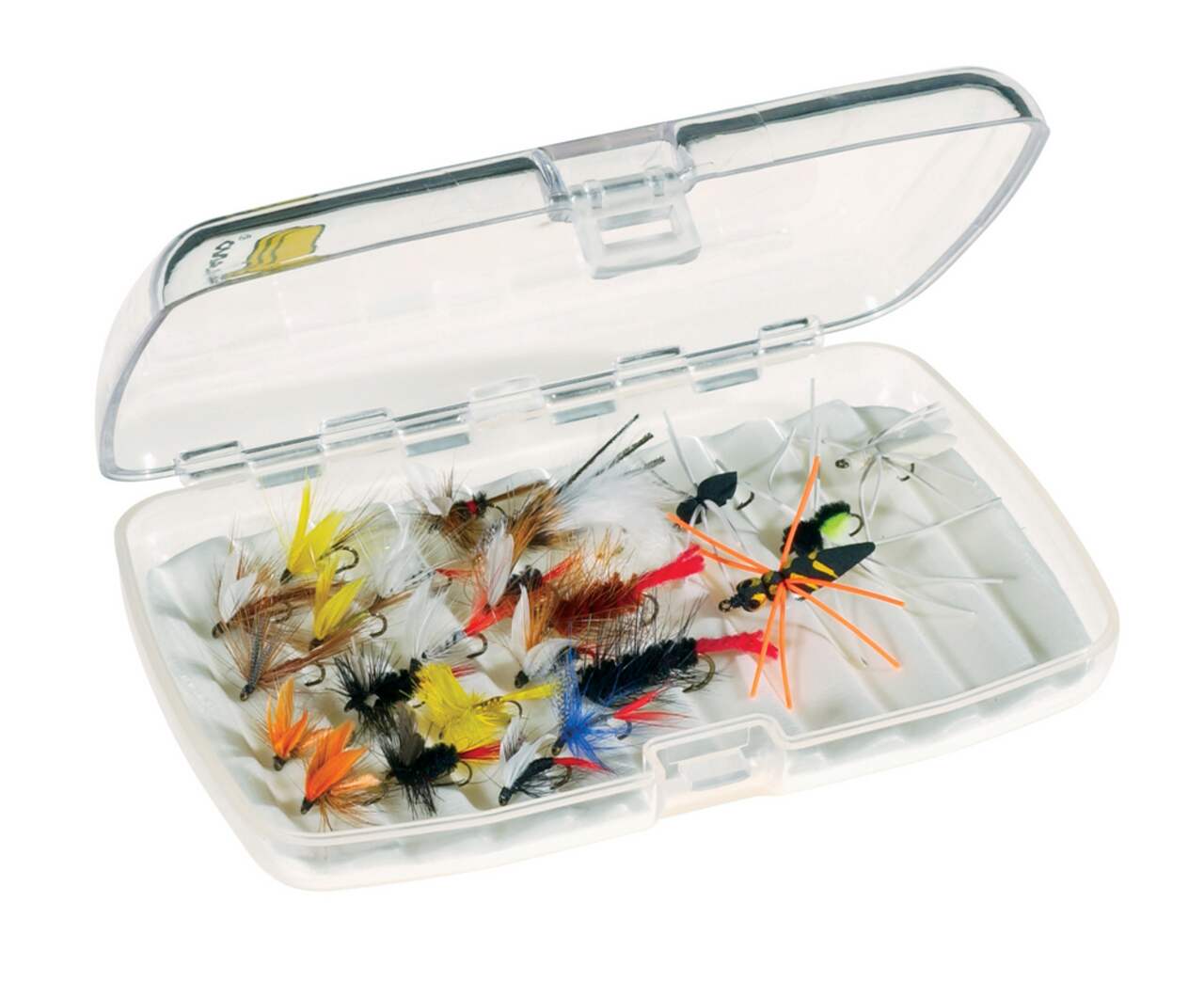 Plano Foam Lined Fly Box, Assorted Sizes, Clear