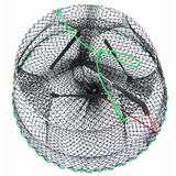 Sea King Stainless Steel Deluxe Round Prawn Trap, Collapsible/Stackable, 32-in Overhead_Plunge