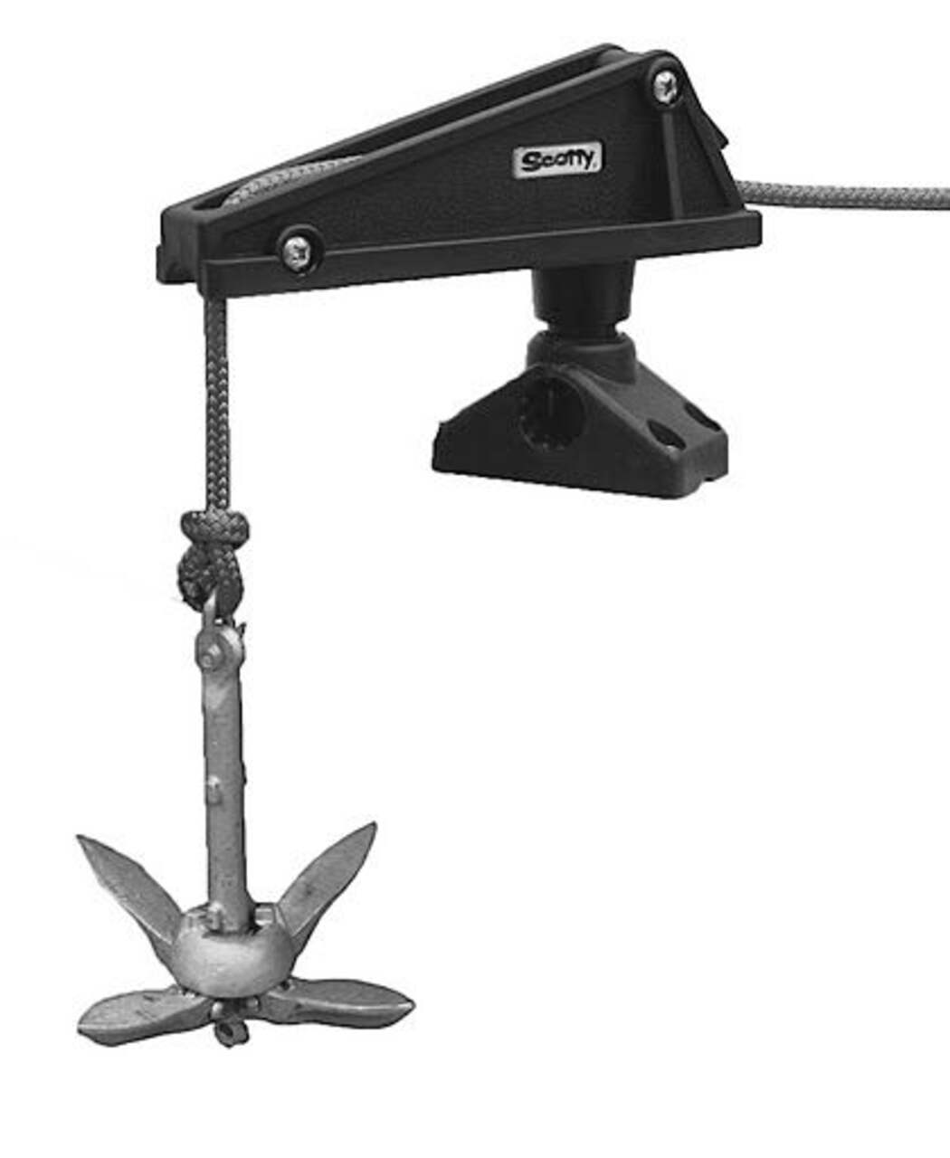 Scotty #276 Anchor Lock with Combination Side/Deck Mount