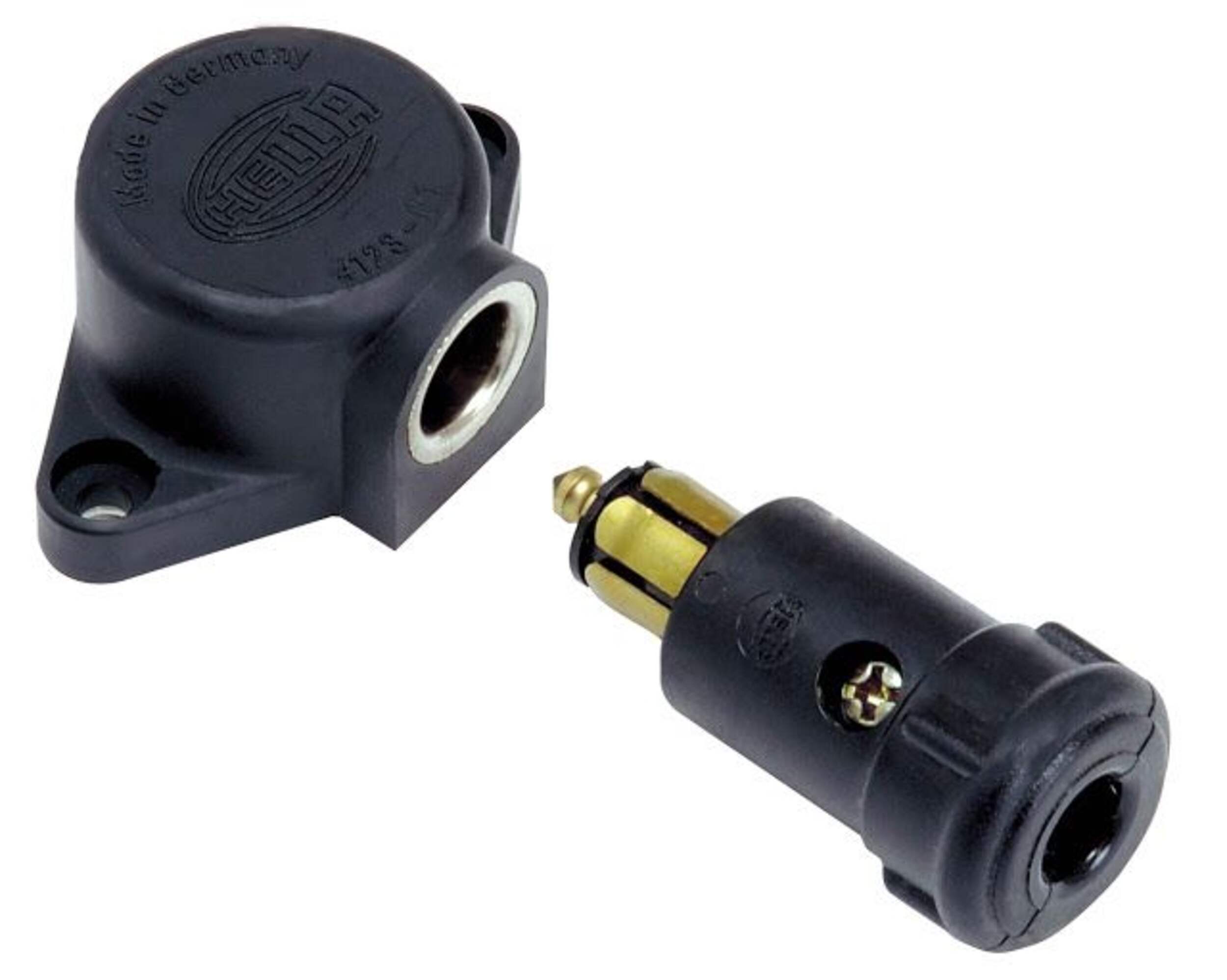 Scotty #1125 Depthpower Hella Electric Plug and Socket Front_Angled_Left