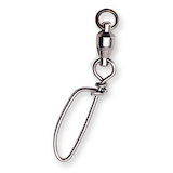 Scotty #1151 Coastlock Snap with SAMPO™ Ball Bearing Swivel, 3-pc Front_Angled_Right