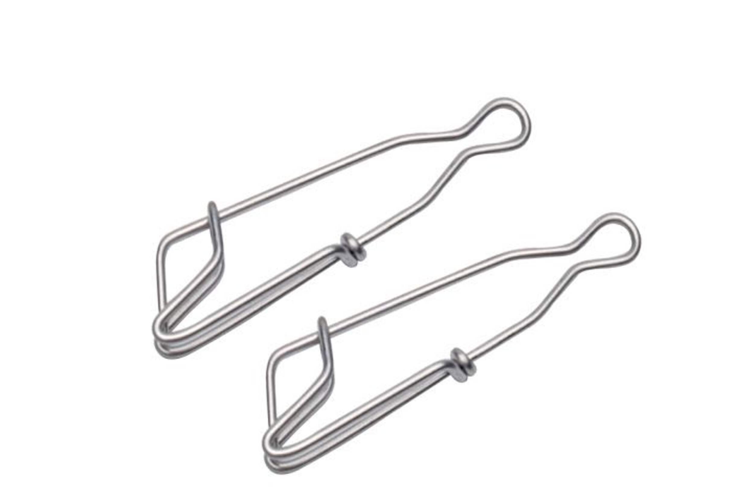 Mousquetons pour pêche à la traîne en acier inoxydable Scotty n° 1156, petit, 3 po, paq. 2 Front_Angled_Left