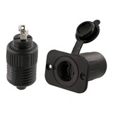 Scotty #2125 Depthpower Marinco 12V Electric Downrigger Plug and Socket, Corrosion Resistant Composite_or_Mixed