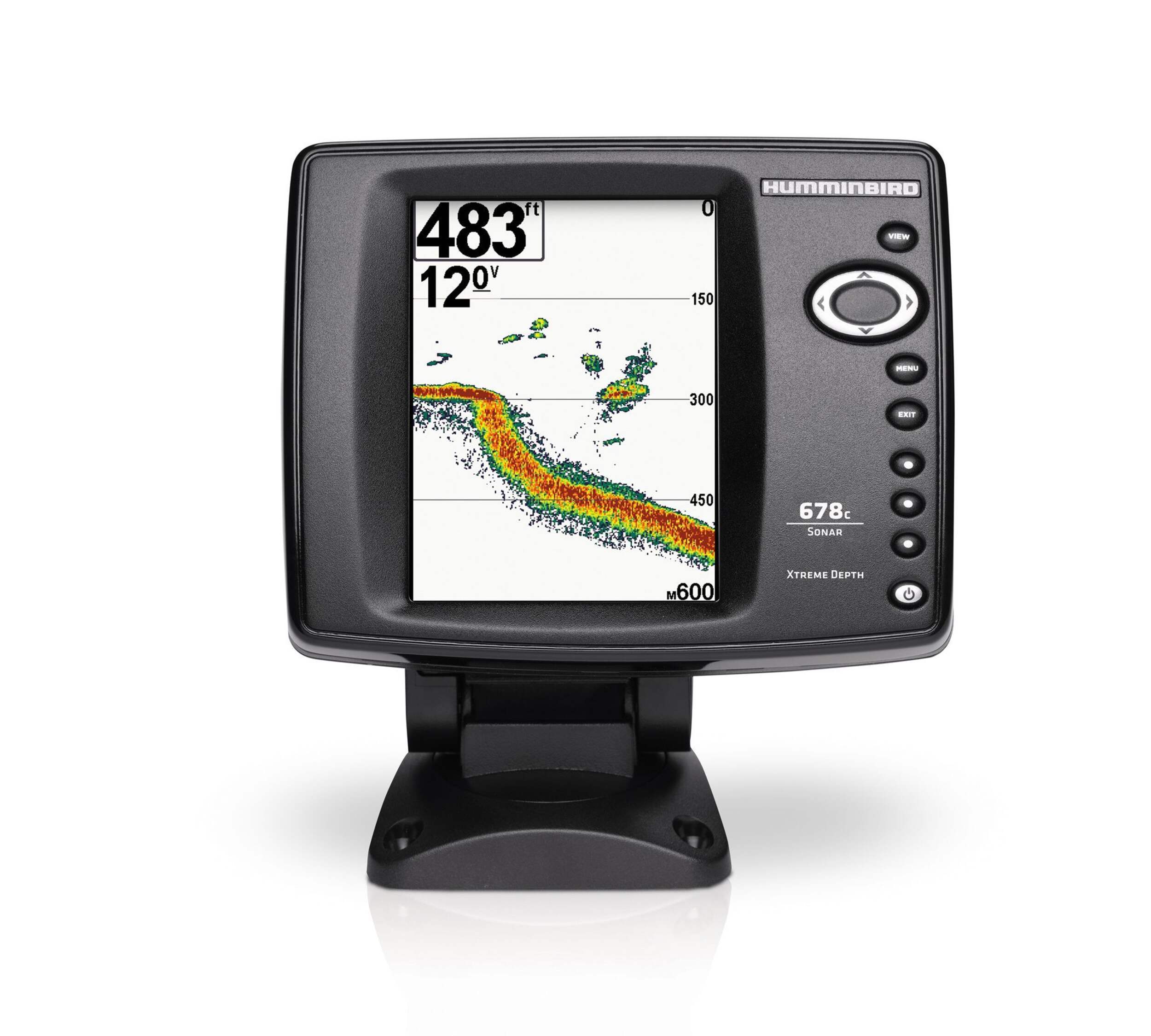Humminbird 678C HD Down Imaging Fish Finder Front_Flat