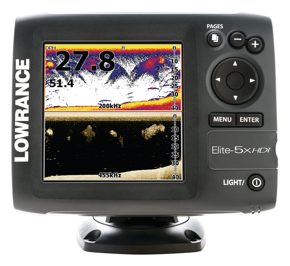 Lowrance Elite -5X Base HDI Fish Finder