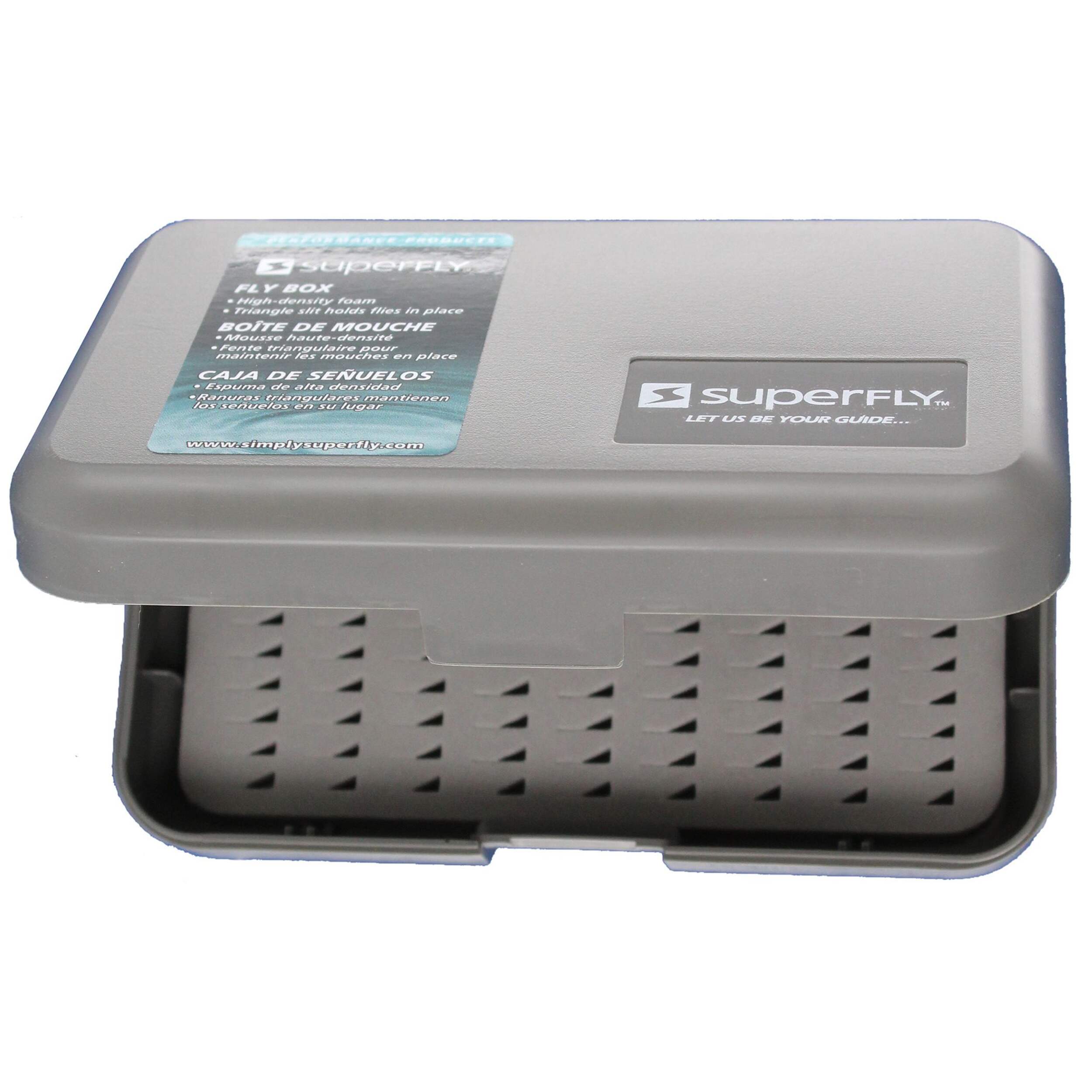 Superfly Trifoam Fly Box, Medium Overhead_Plunge