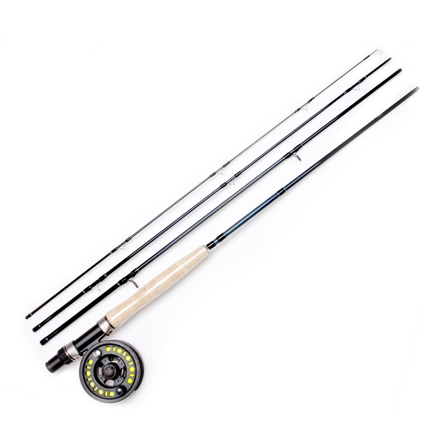 Superfly Performance Fly Fishing Rod and Reel Combo with Line, Pre