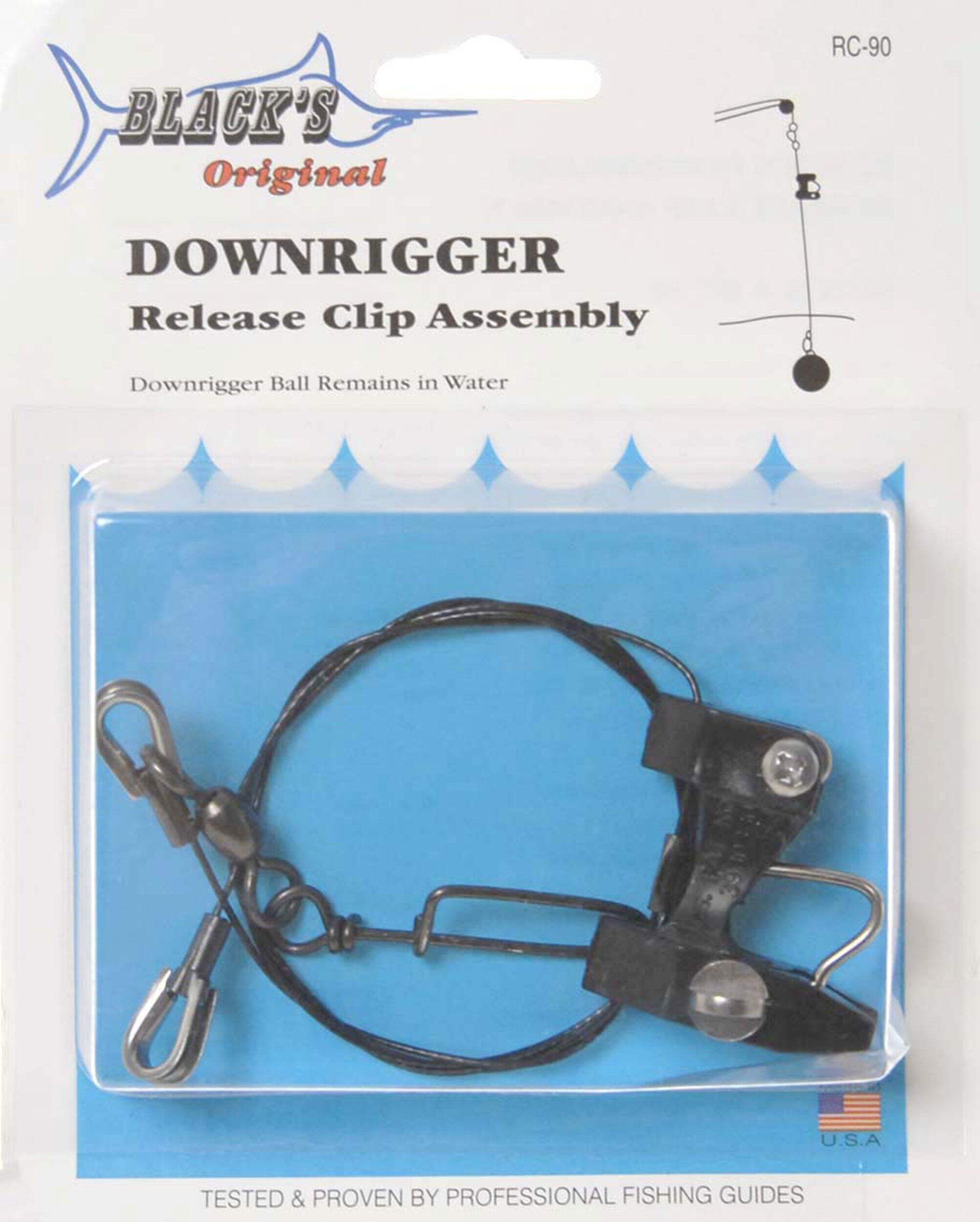 Black's Original RC-95 Downrigger Release Clip Assembly, Corrosion Resistant Front_Flat