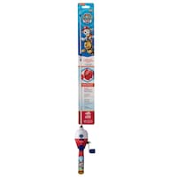 PAW Patrol I Spincast Fishing Rod and Reel Combo, Pre-Spooled, 29.5-in Front_Flat