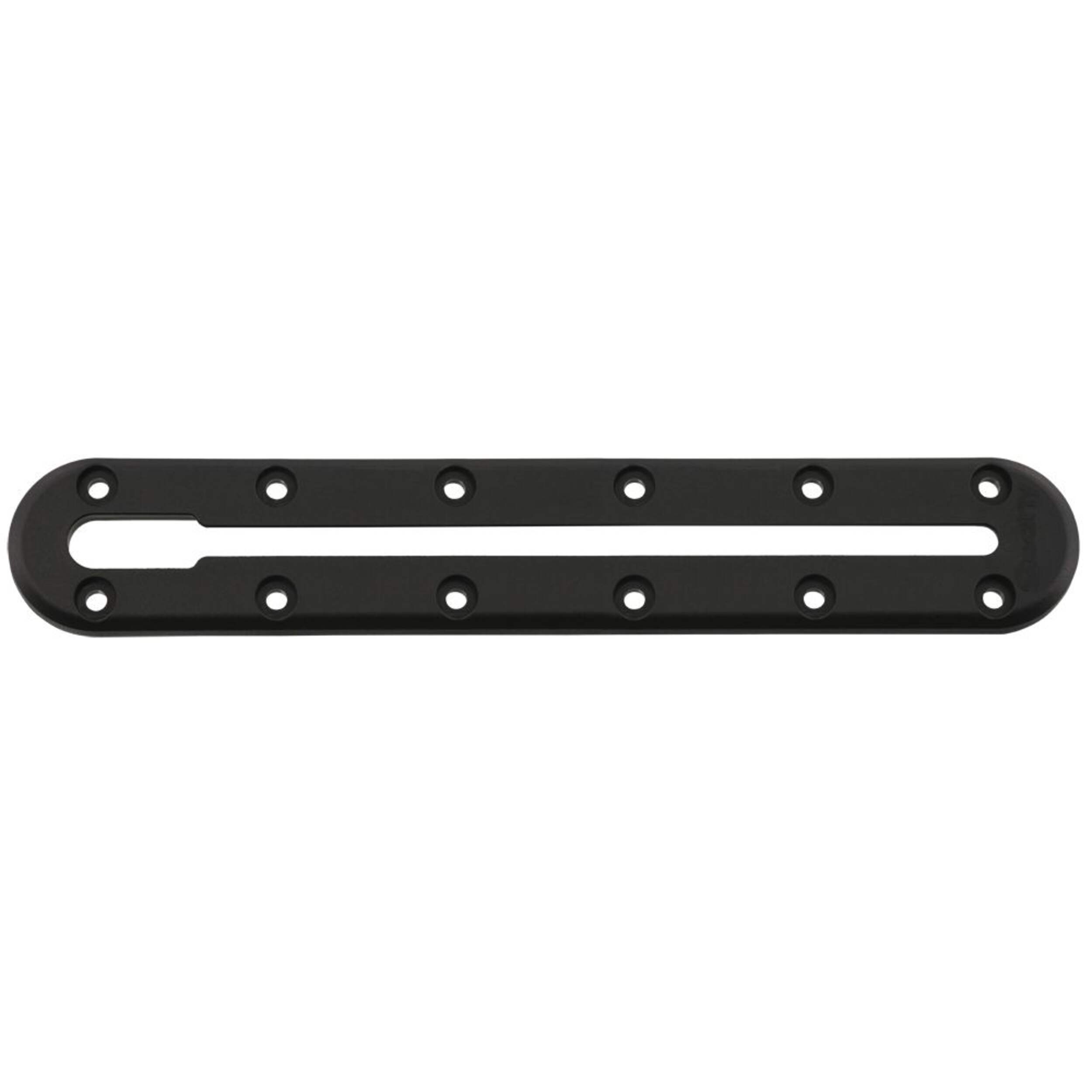 Rail à profil bas Scotty n° 440-BK-8, 8 po Front_Flat