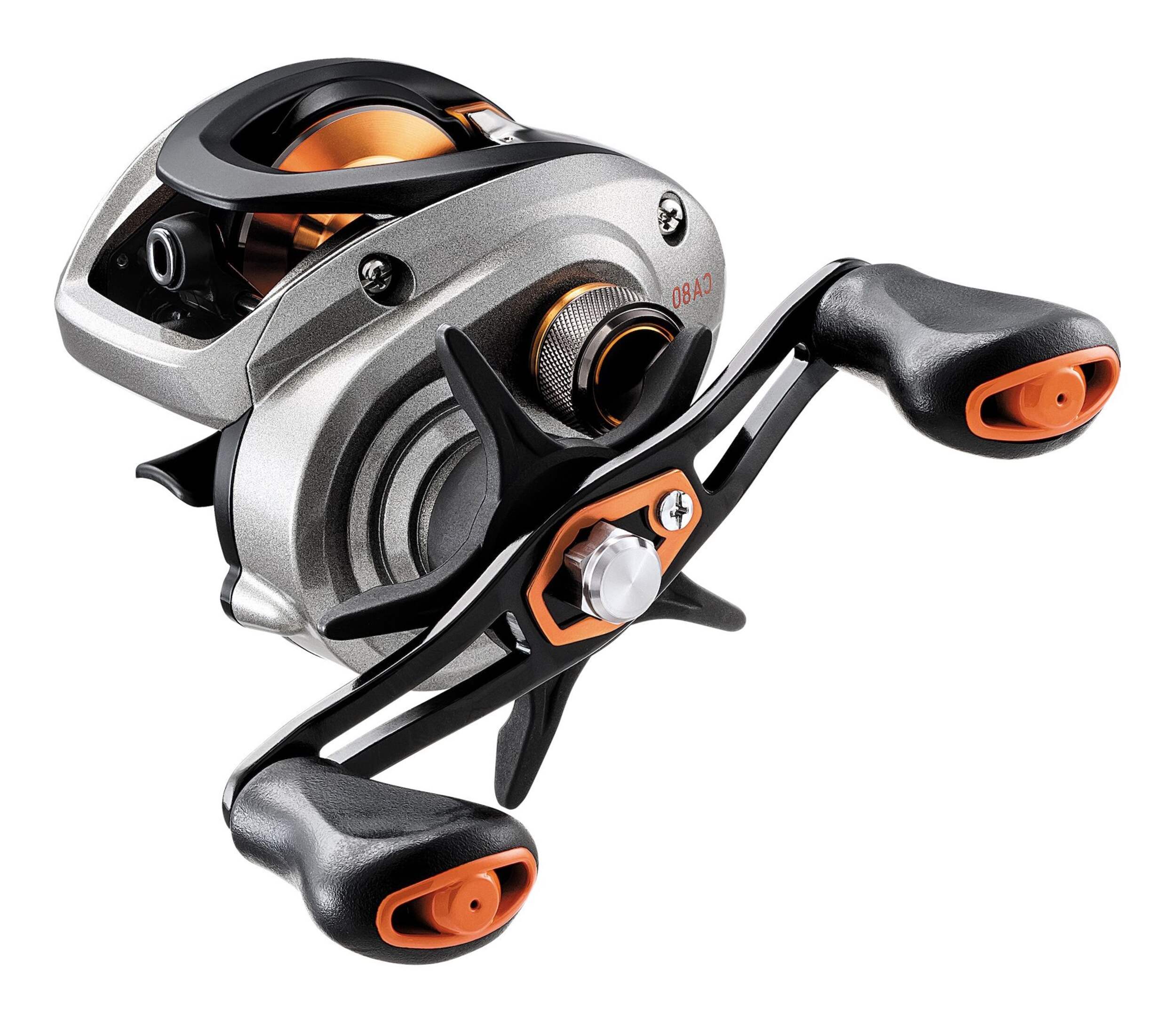 Daiwa CA80 Baitcast Reel, Left Retrieve Front_Angled_Left