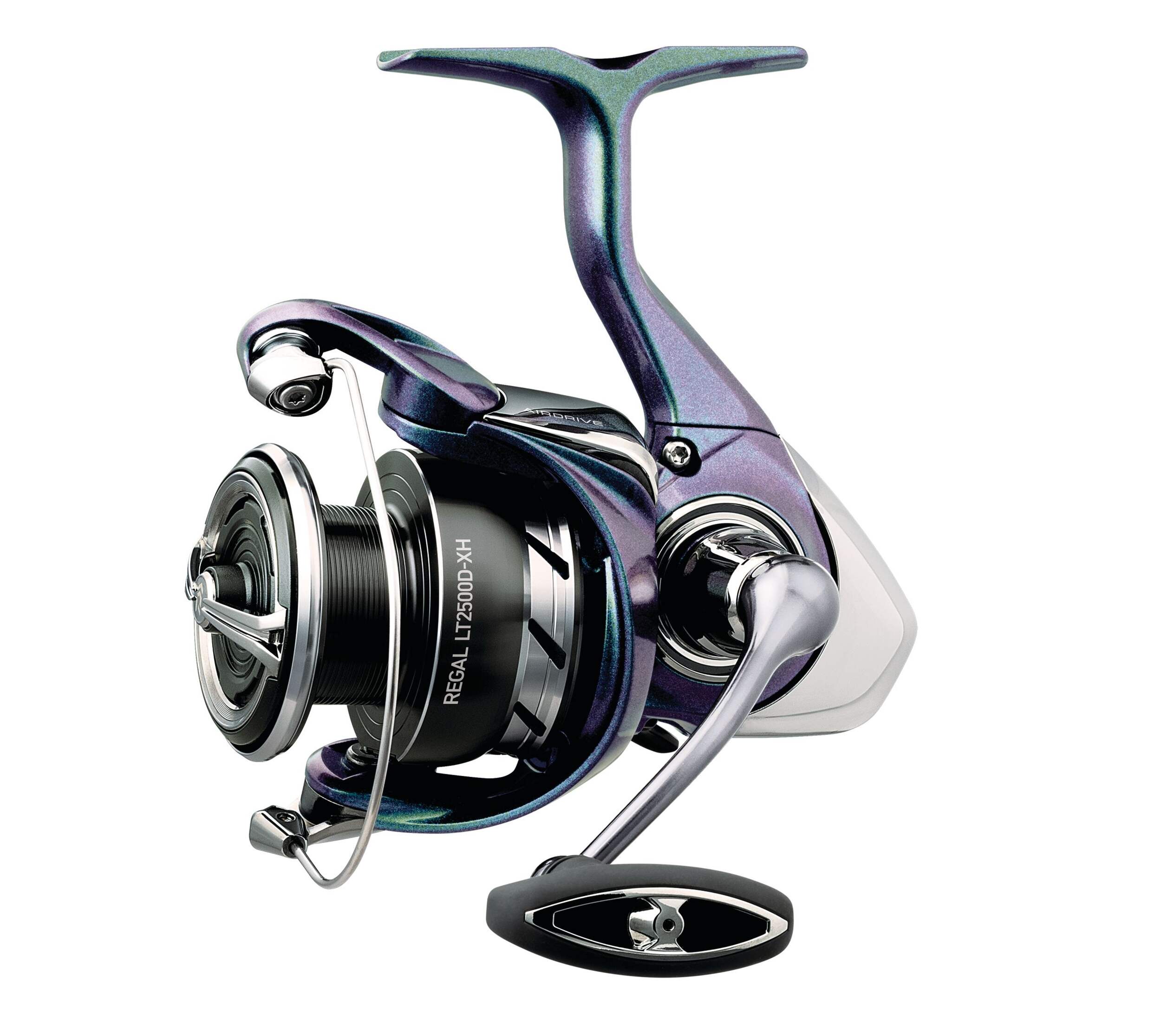 Moulinet à lancer léger Daiwa Regal, 2500 Front_Angled_Left
